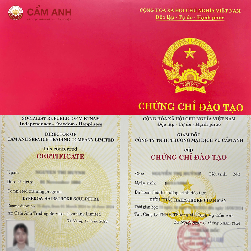 Vì Sao Nên Học Eyebrow Hairstroke Sculpture Tại Cẩm Anh