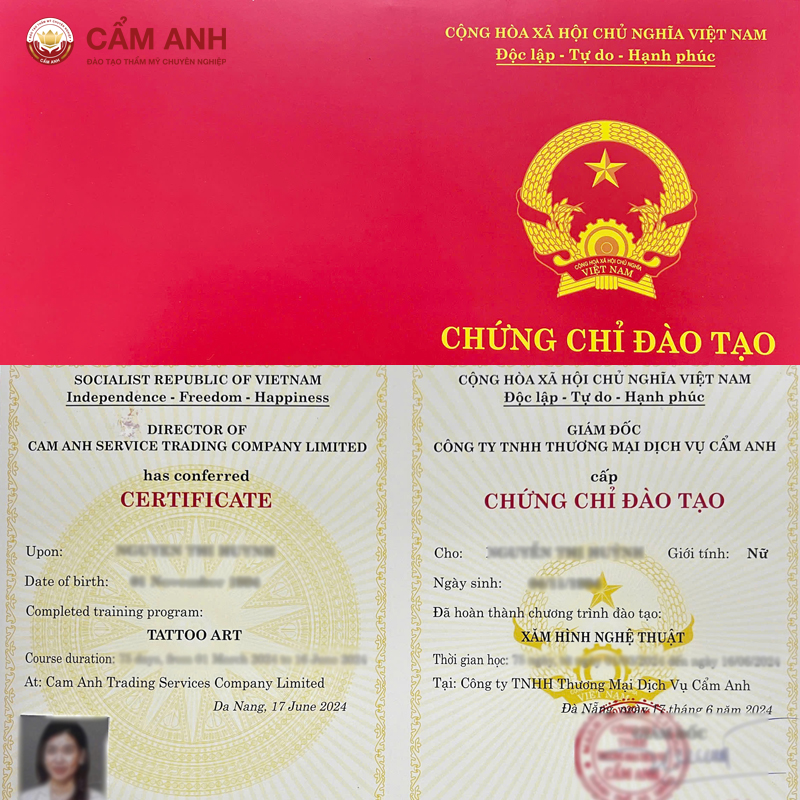 Vì Sao Nên Học Xăm Hình Nâng Cao 3D Chân Dung Tại Cẩm Anh