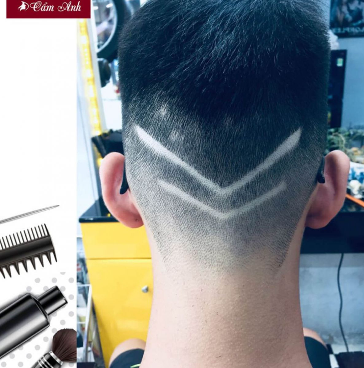 Quá trình cắt kiểu tóc Armani ngắn cho anh China  YouTube